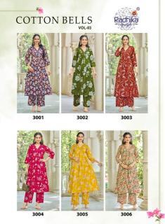Radhika lifestyle cotton bells vol 3 coord set online plus size womens clothing wholesale